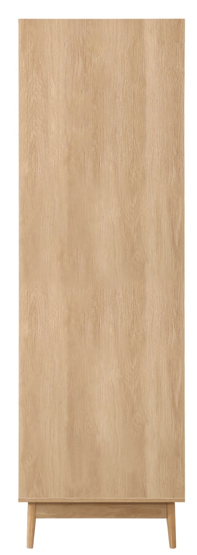 Product photograph of Croxley Oak Rattan 2 Door Wardrobe - 1 Drawer from Choice Furniture Superstore.